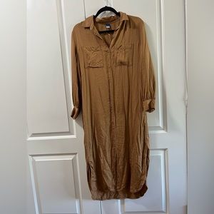 Old Navy Mustard Yellow Dress, size small, mid length